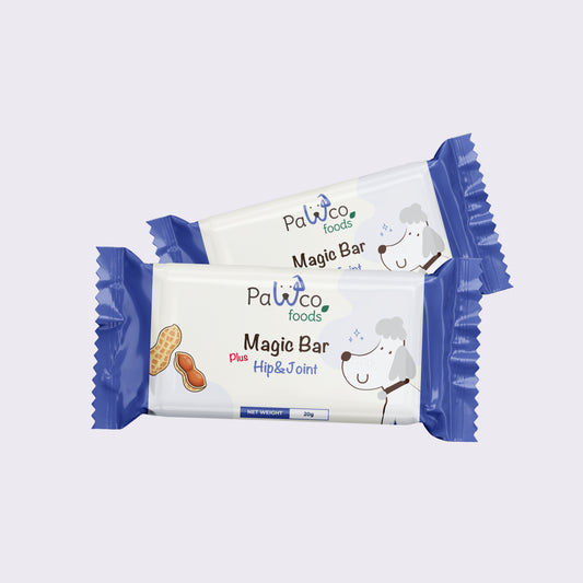 PawCo Magic Bar Hip & Joint – functional dog snack bar box front on white background – PawCo Foods