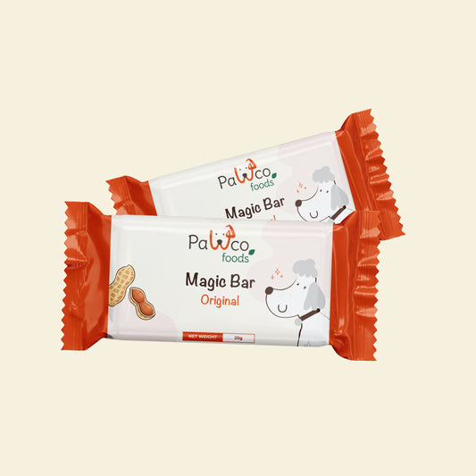 PawCo Magic Bar Original – functional dog snack bar box front on white background – PawCo Foods